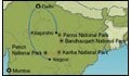indian wildlife safari maps, indian wildlife tours maps