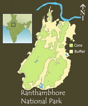 Ranthambhore Wildlife National Park, Sanctuary & Tiger Reserve, best time to visit, park timings, charges, how to get Ranthambhore, important tips information, Map of Ranthambhore Wildlife National Park